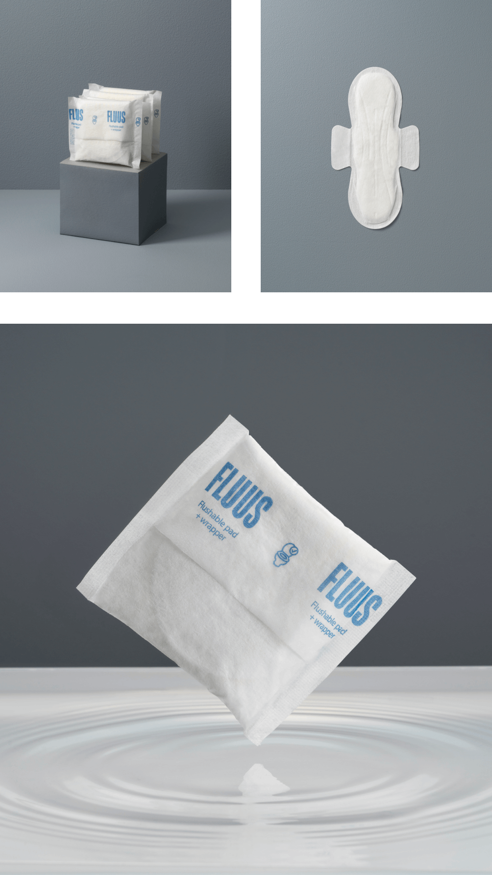 fluus flushable pads