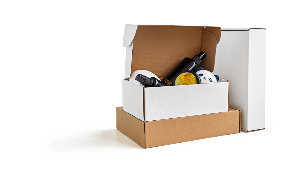 blank mailer box