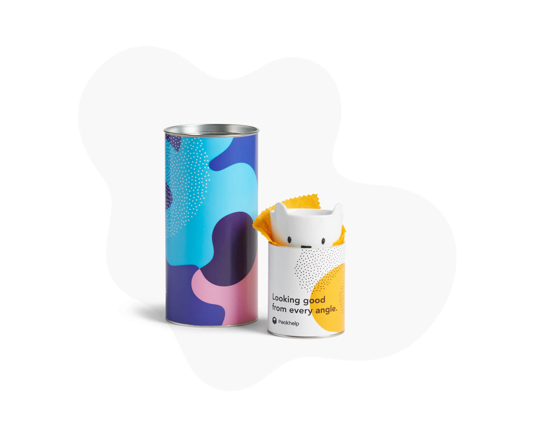 Paper cans - custom packaging - Packhelp