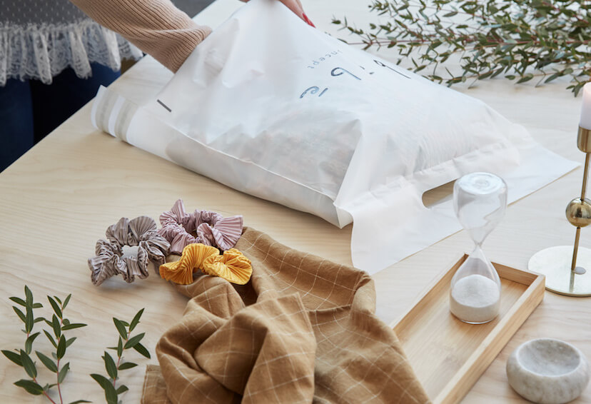 Versandtasche zu versenden