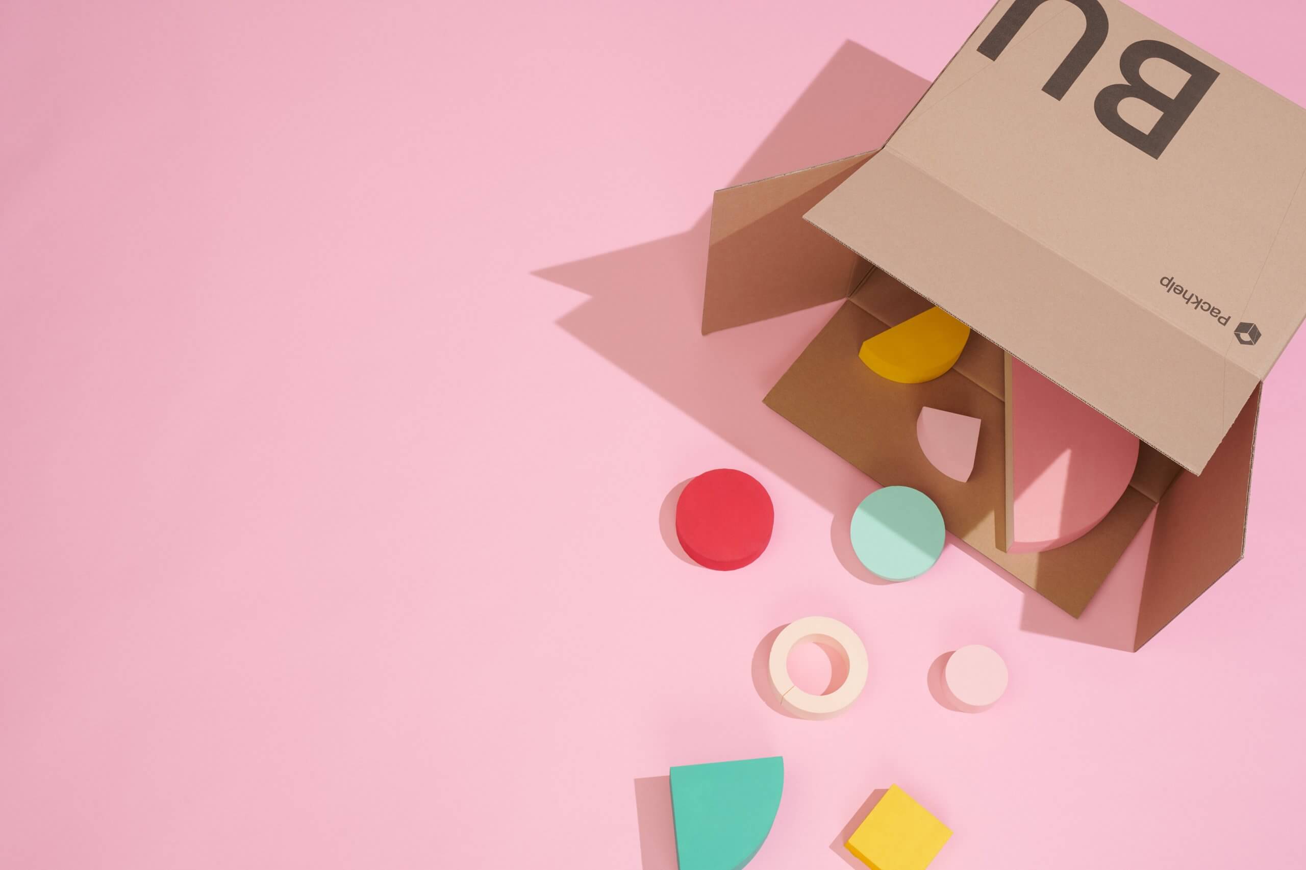 packaging de caja de cartón para enviar artículos de grandes dimensiones