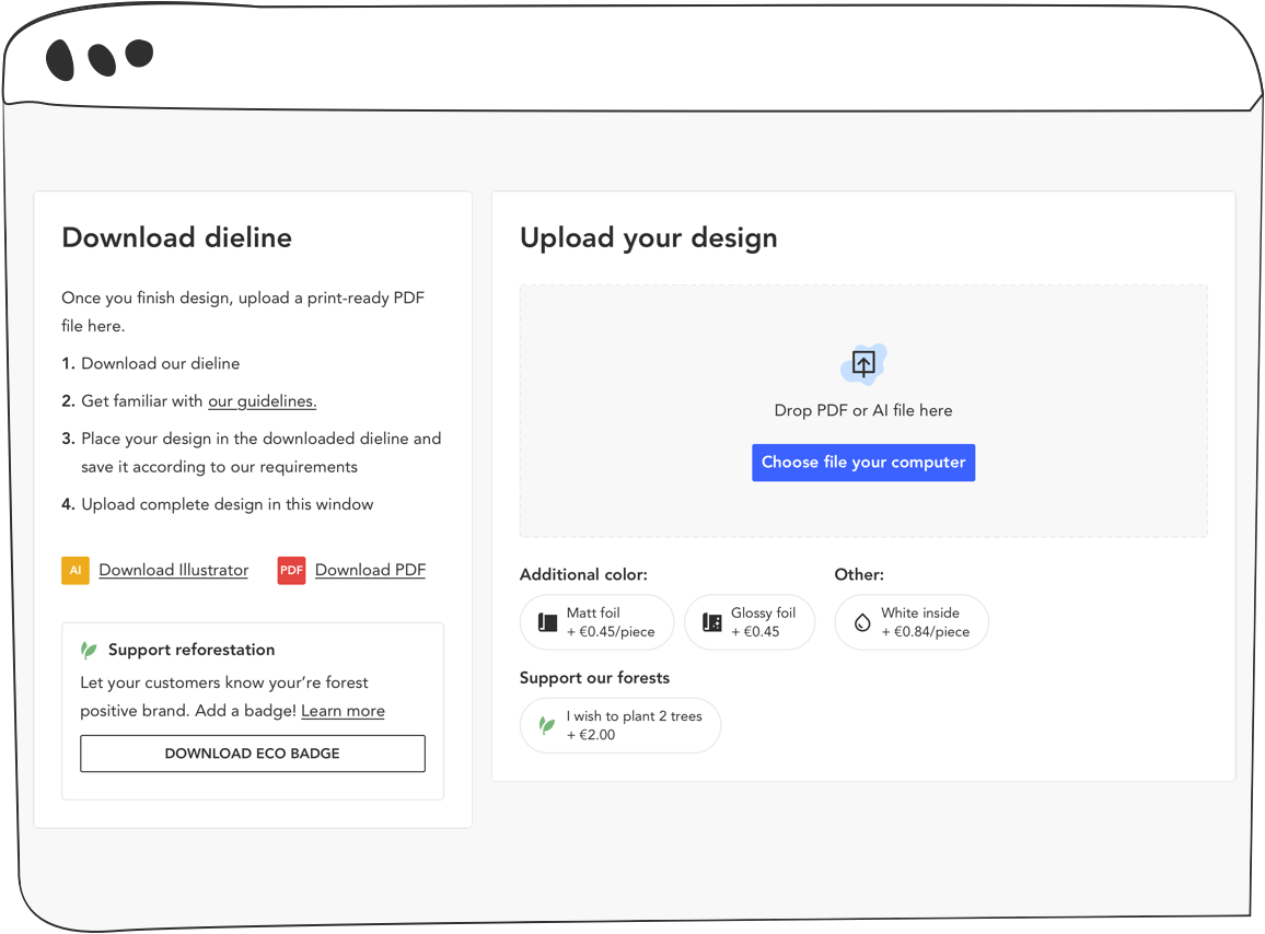 how ti add an image to your packhelp box
