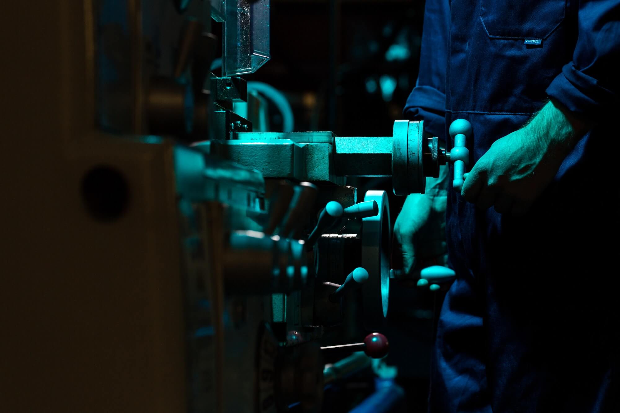 Ouvrir sur une machine de production
