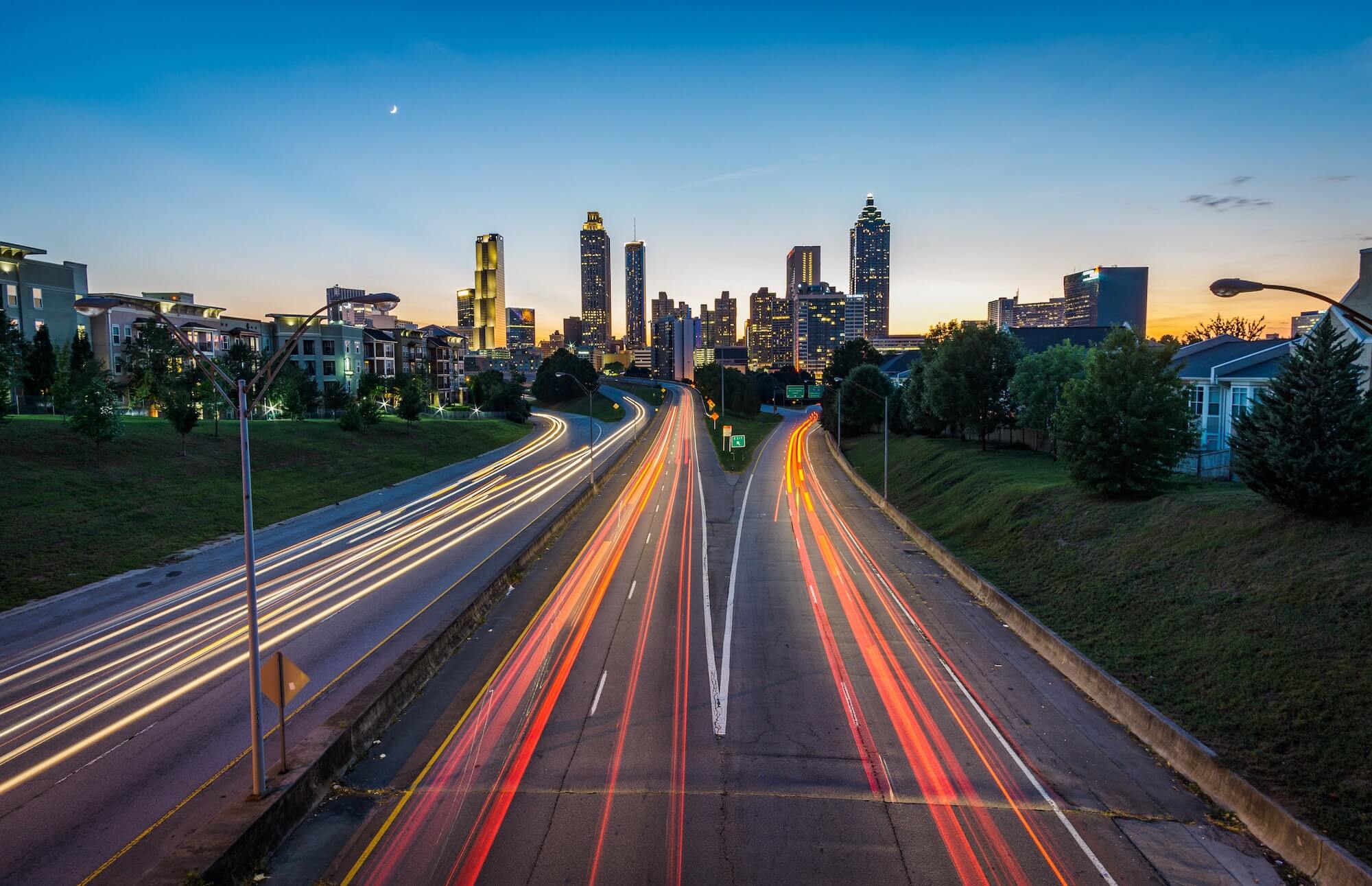 Autoroute vers une ville