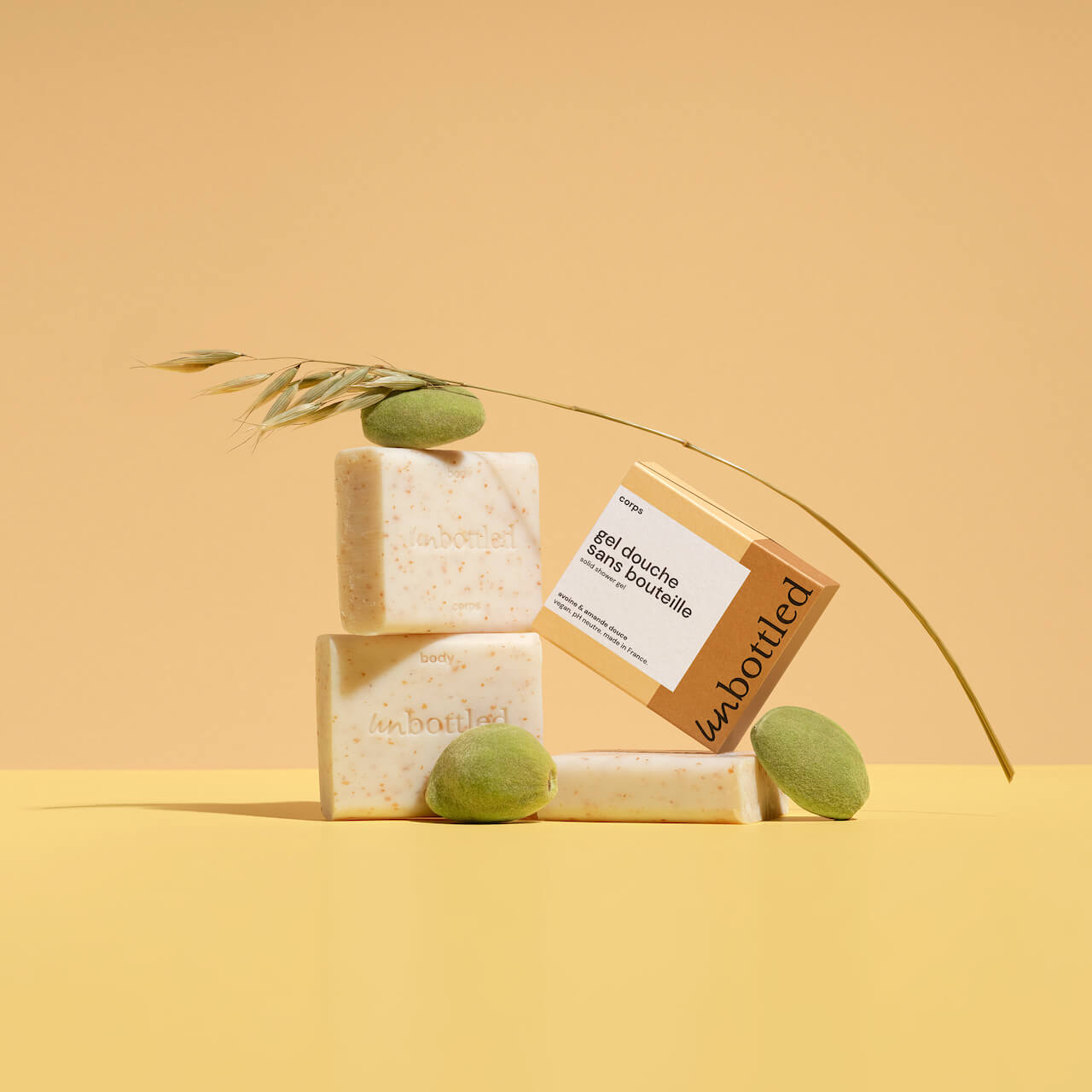 Produits cosmétiques biodégradables Unbottled