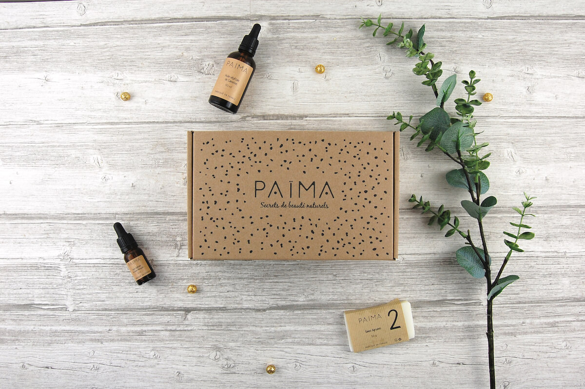 Branding cohérent Païma avec son packaging