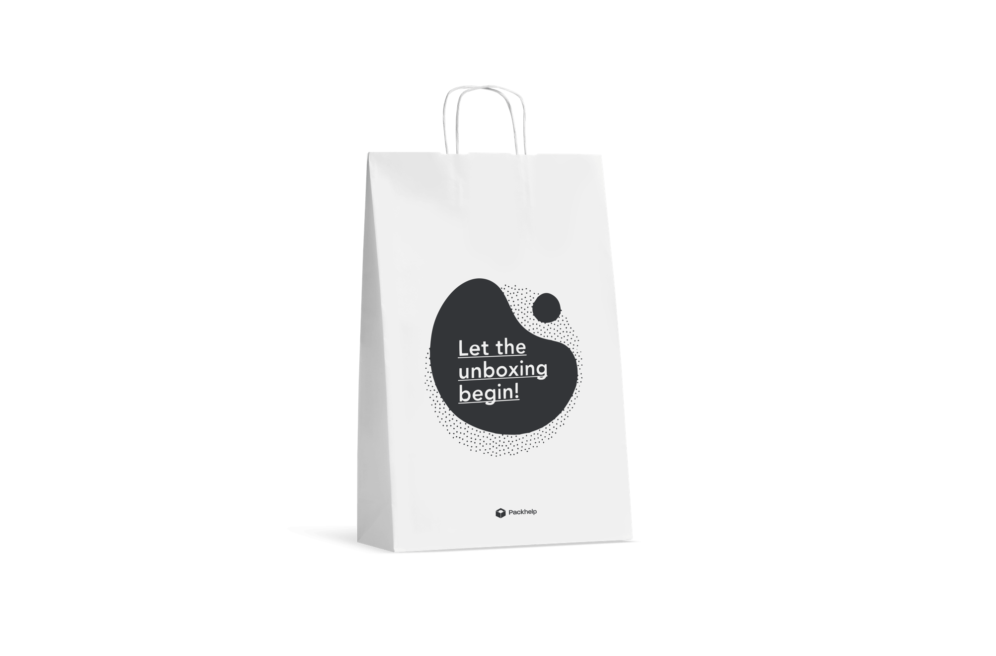 Packaging : sac kraft à poignées torsadées