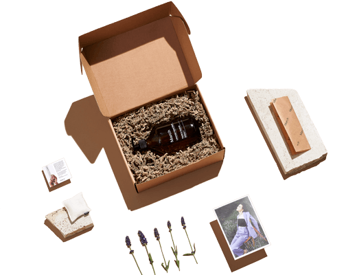 body wash packaging set