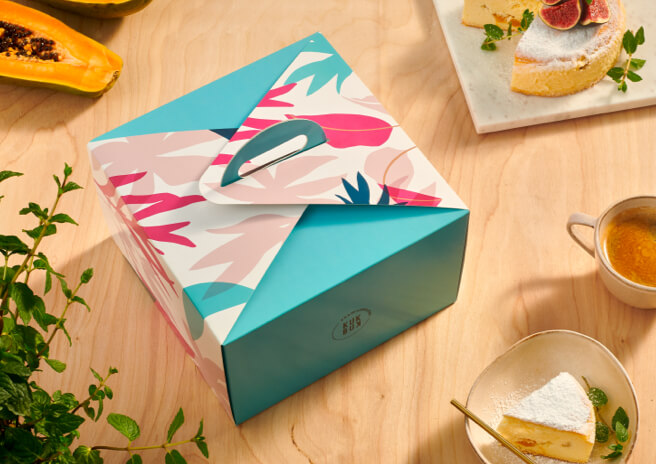 Caja para tartas impresión personalizada