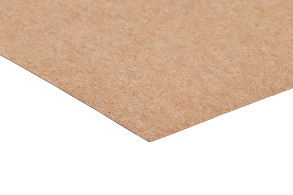 Kraft cardstock used in product boxes and cardboard envelopes