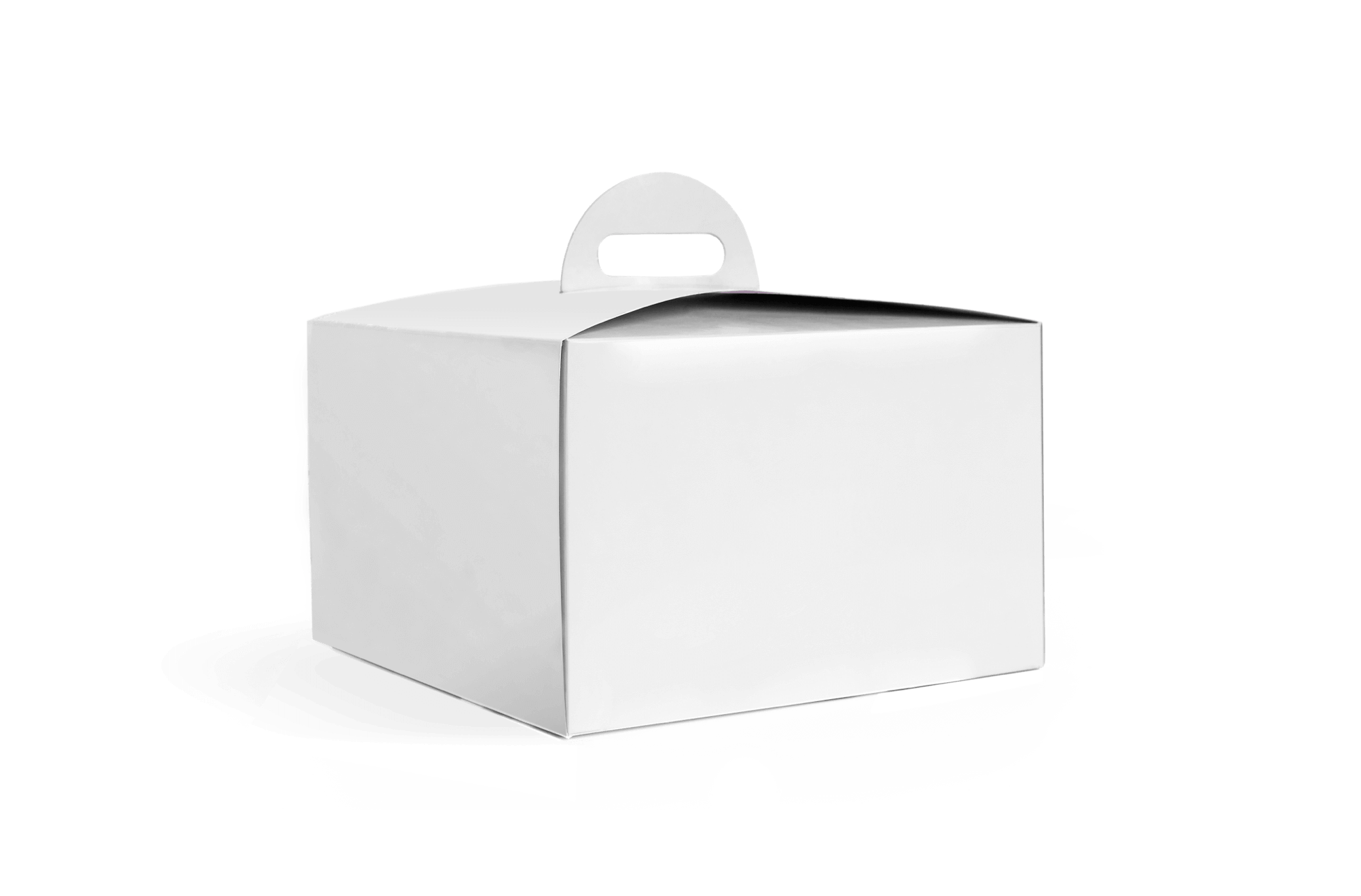 Boîte à gâteau avec poignée