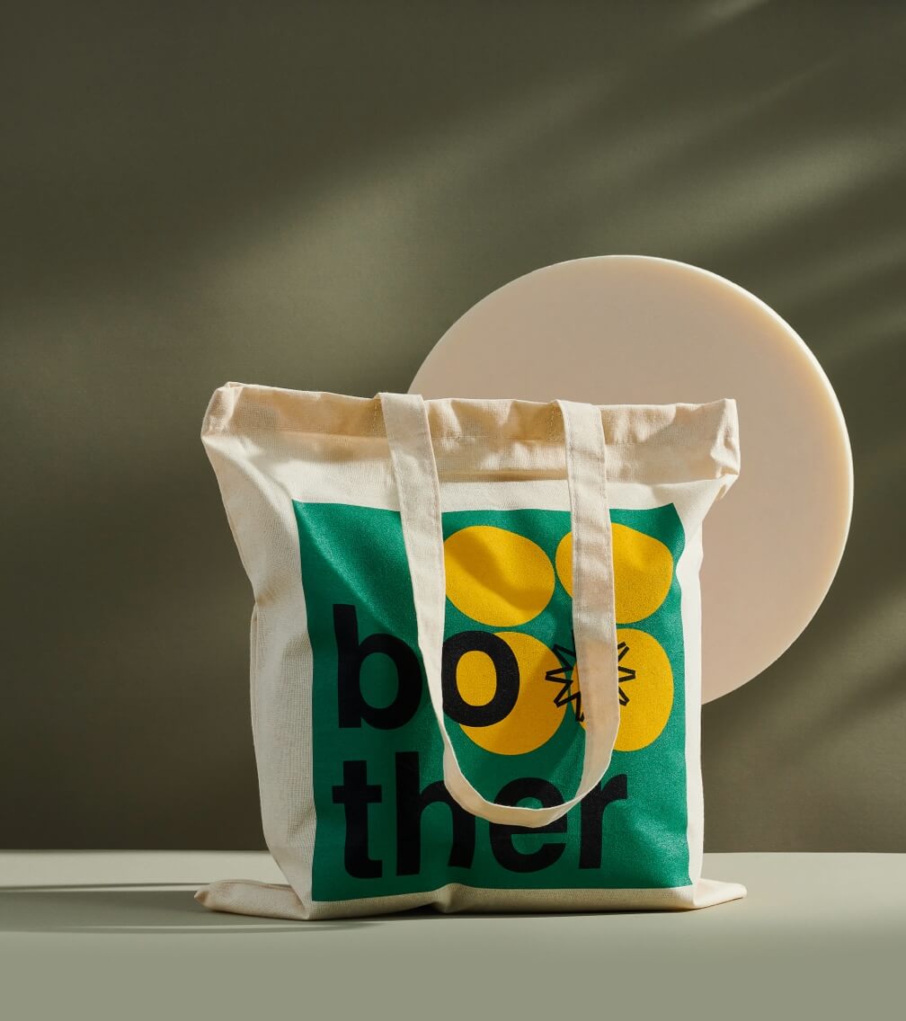 Borsa di stoffa personalizzata ecologica