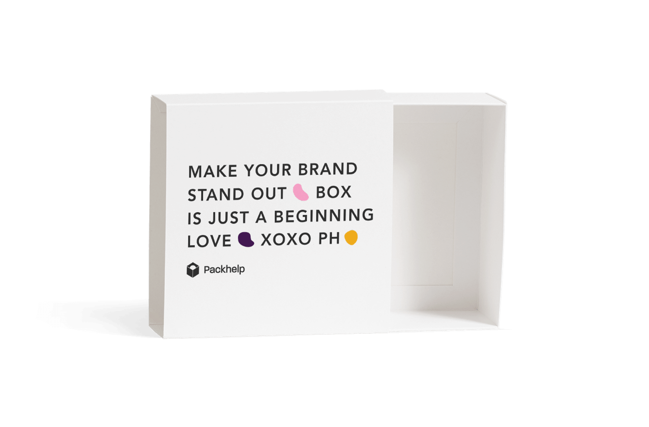 custom cardstock drawer box with print