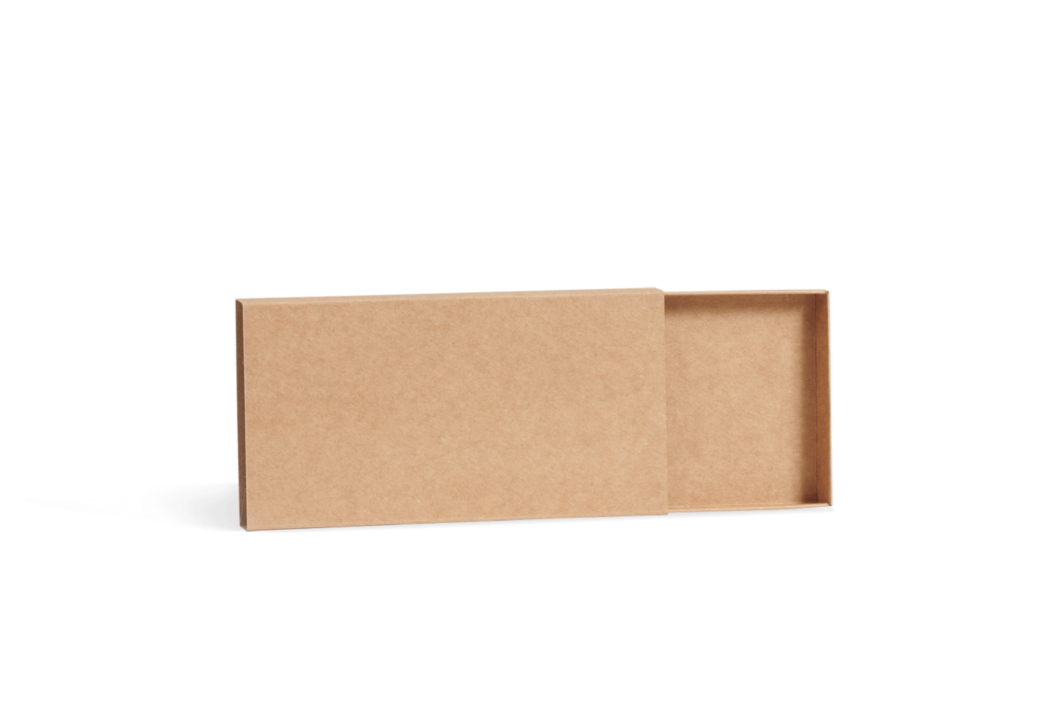 kraft chocolate bar box with drawer tray