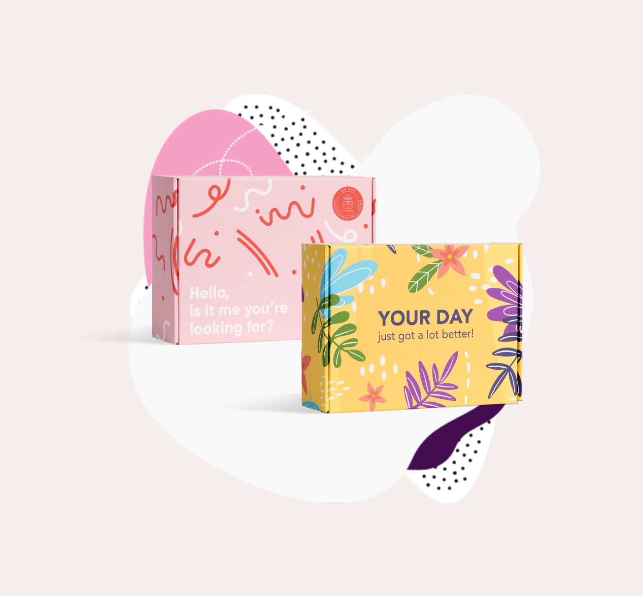 preprinted banner mockup