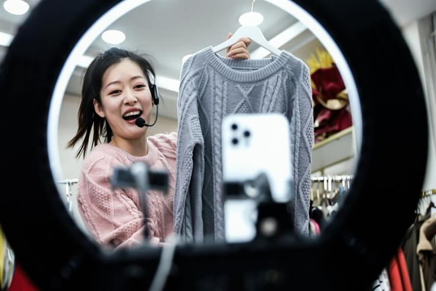 live shopping vendere in livestream