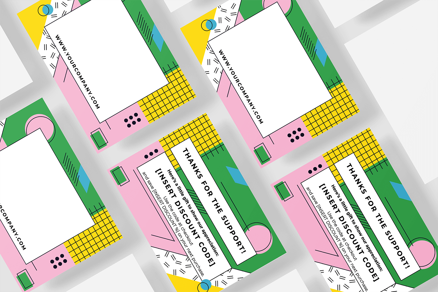 Vintage design Karten