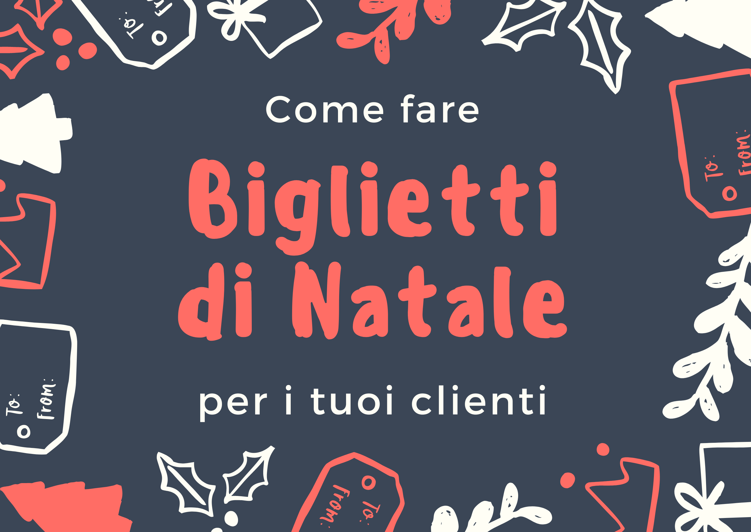 biglietti di Natale aziendali