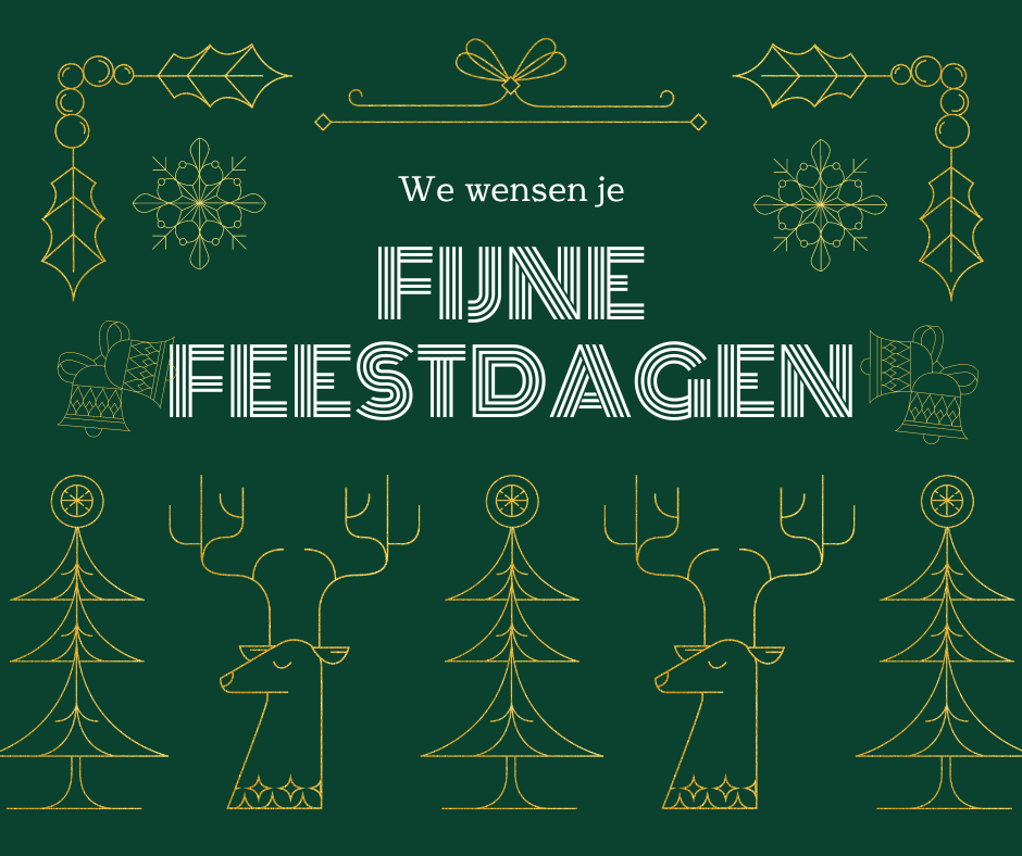 Kerstkaart met kerstwensen van packhelp