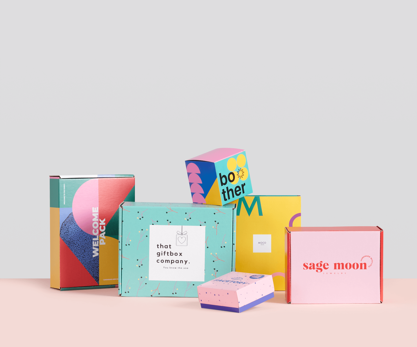 Teoria del color en cajas personalizadas