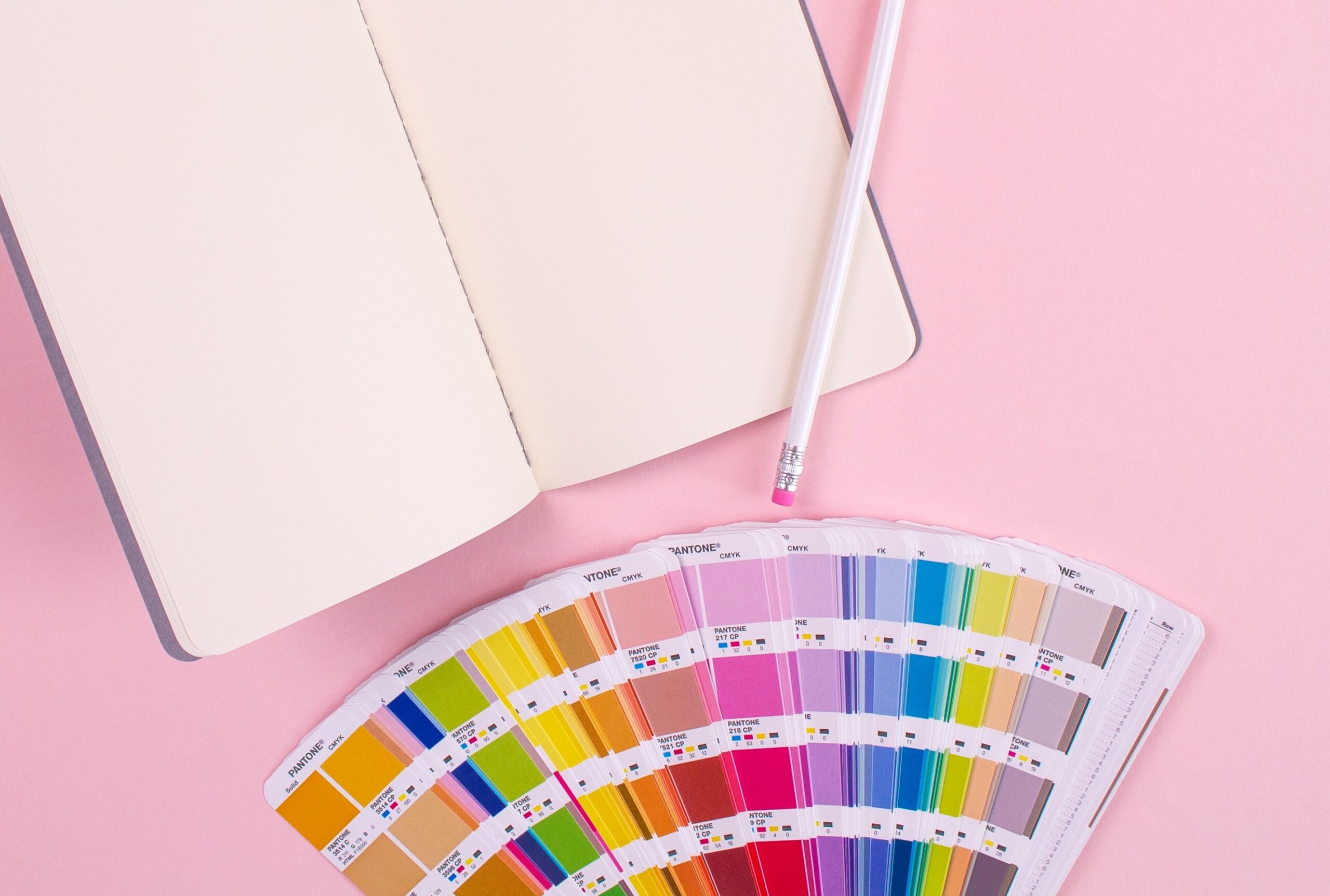 Palettes de couleurs et carnet